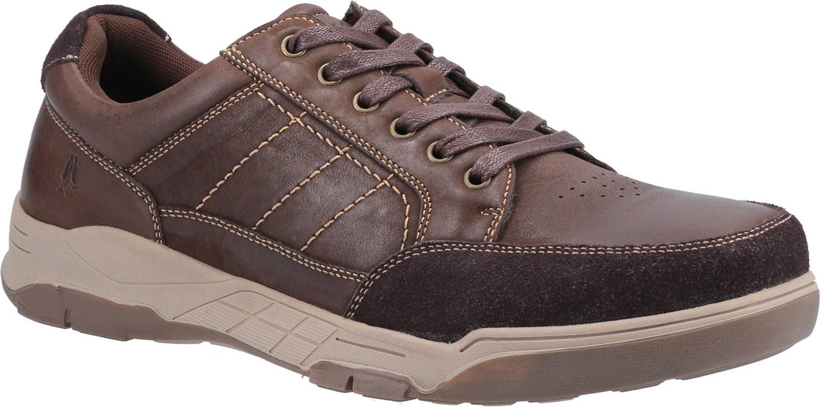 Hush Puppies Herren Finley Lederschuhe (Kaffee)