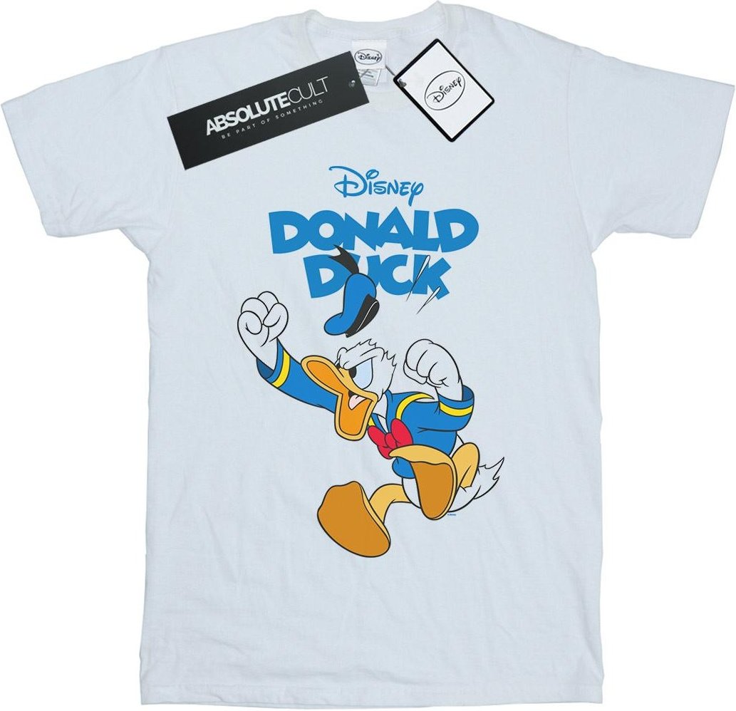 Disney - "Donald Duck Furious Donald" T-Shirt für Herren (Weiß)