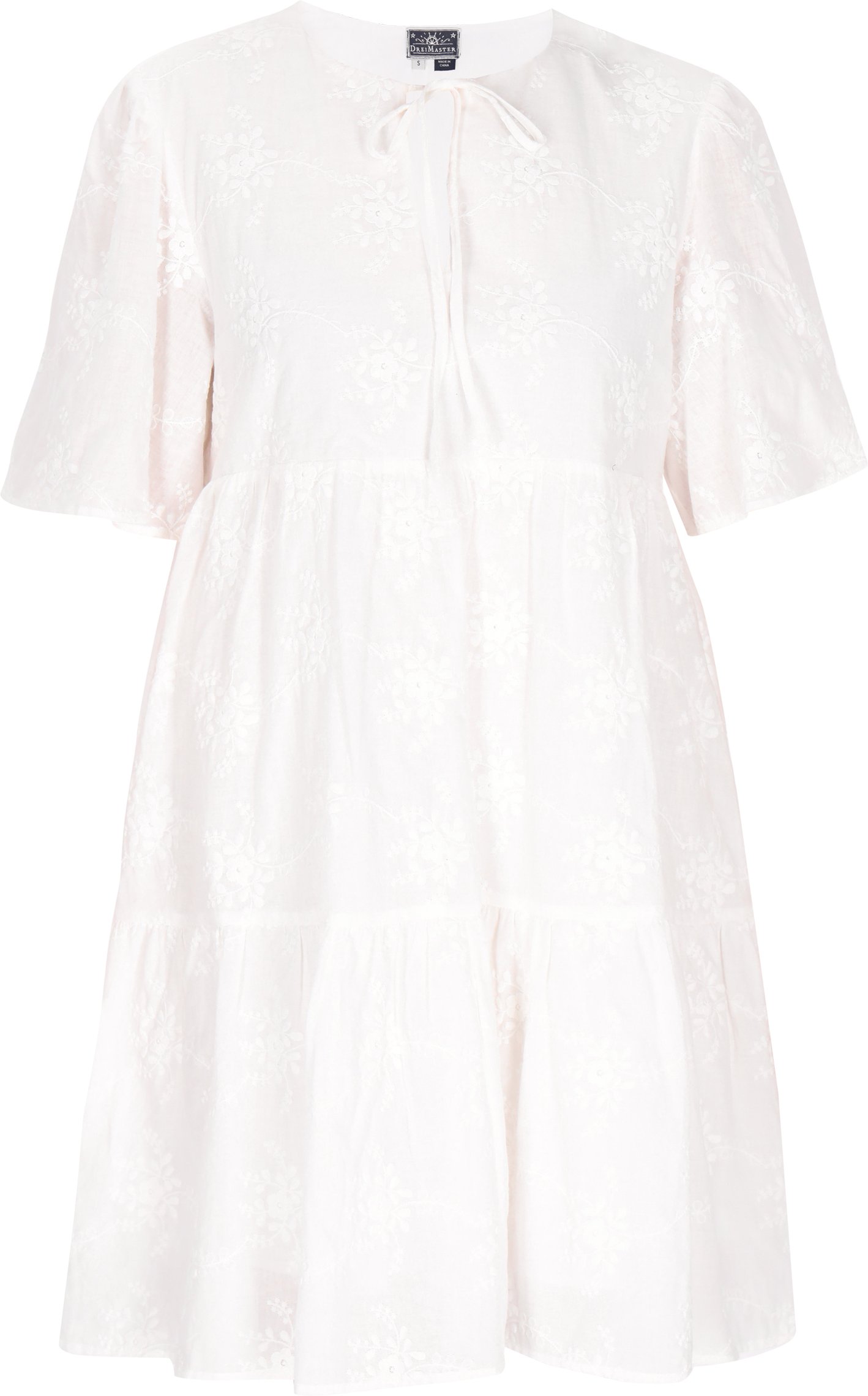 Thumbnail - Dreimaster Kleid Frauen Weiß