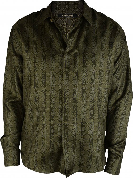 Roberto Cavalli Hemd Kaki