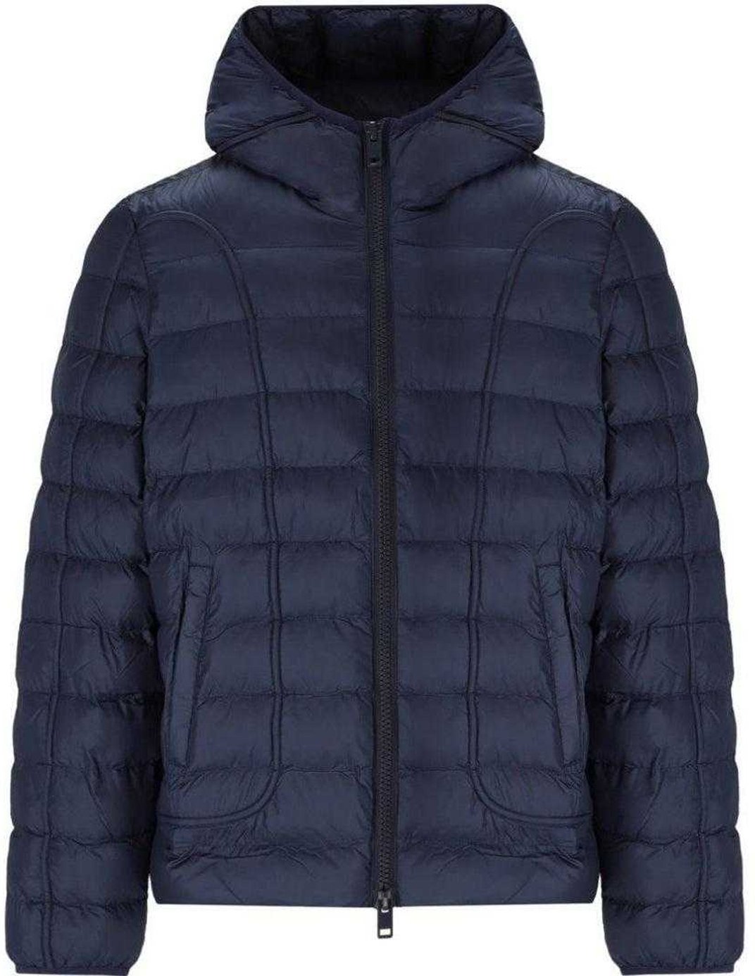 Diesel - Jacke für Herren, mit Kapuze (Dunkles Marineblau)