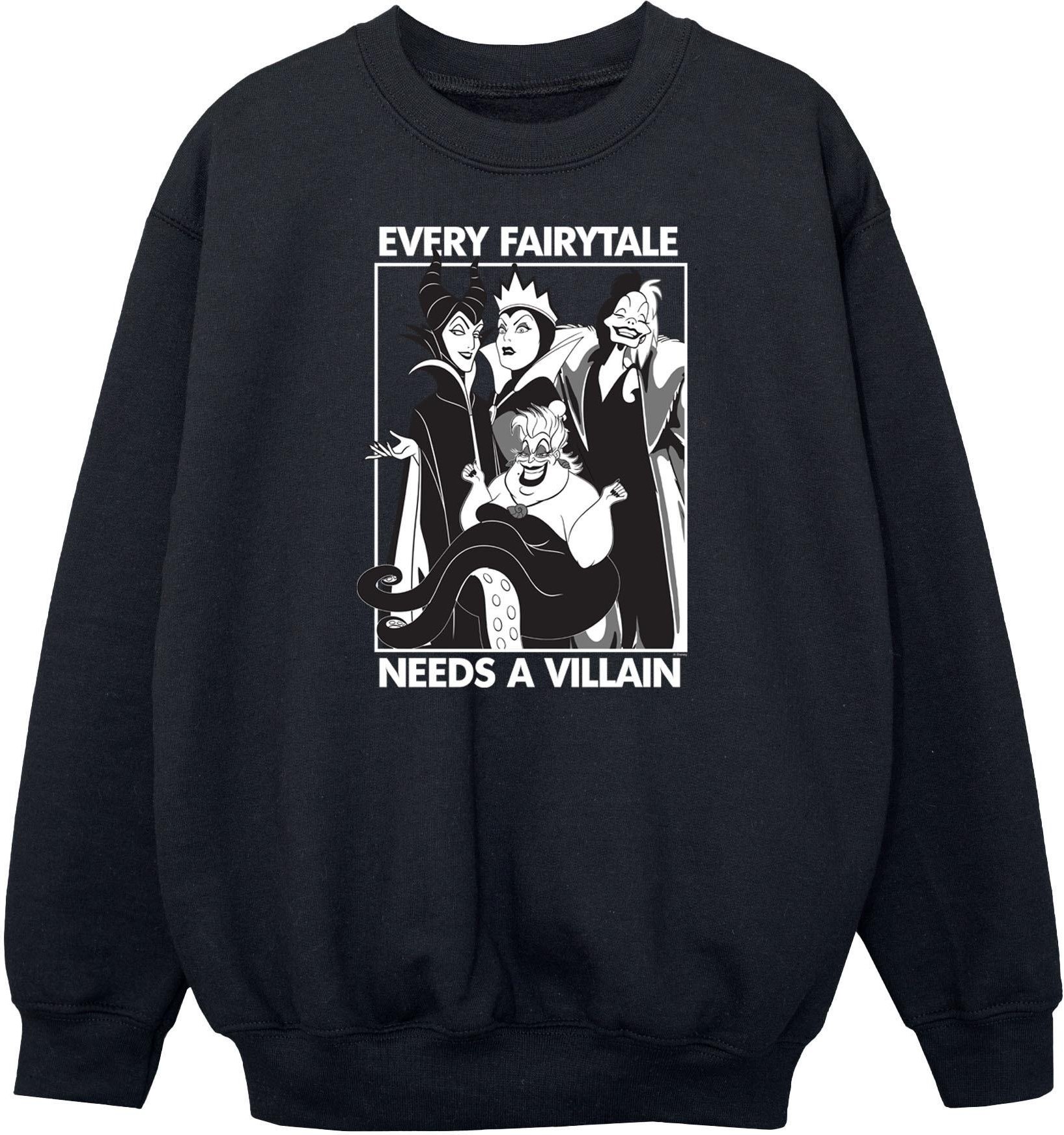 Disney - Sweatshirt für Mädchen (Schwarz)