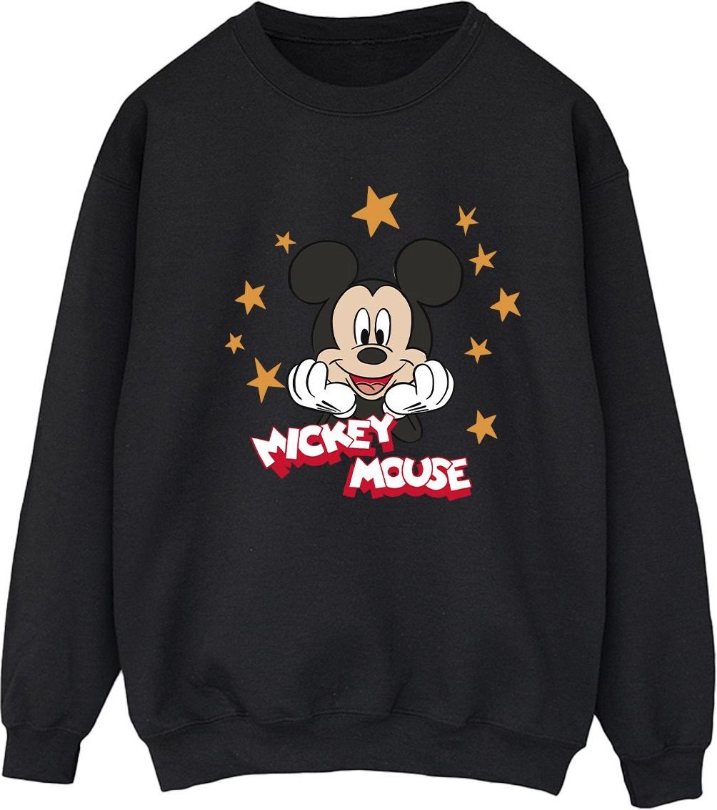 Disney - "Mickey Mouse Stars" Sweatshirt für Damen (Schwarz)