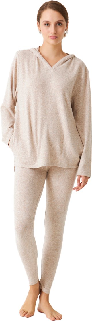 JJBDP2000 Damen Schlafanzug mit langen Ärmeln