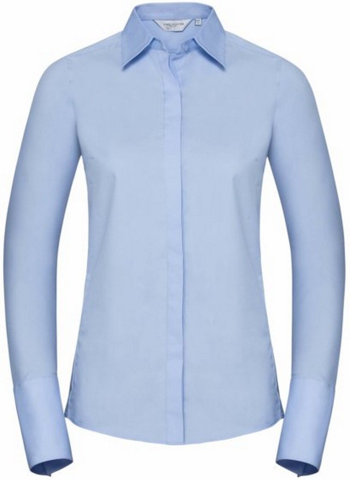 Russell - Langärmelige Stretch-Bluse - Damen (Hellblau)