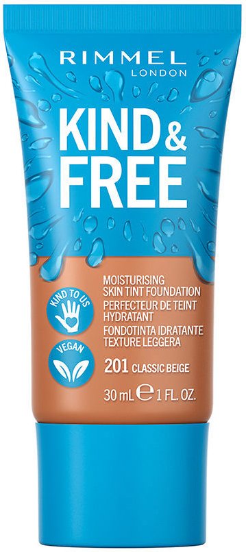 Kind & Free Skin Tint Foundation #201-classic Beige 30 ml