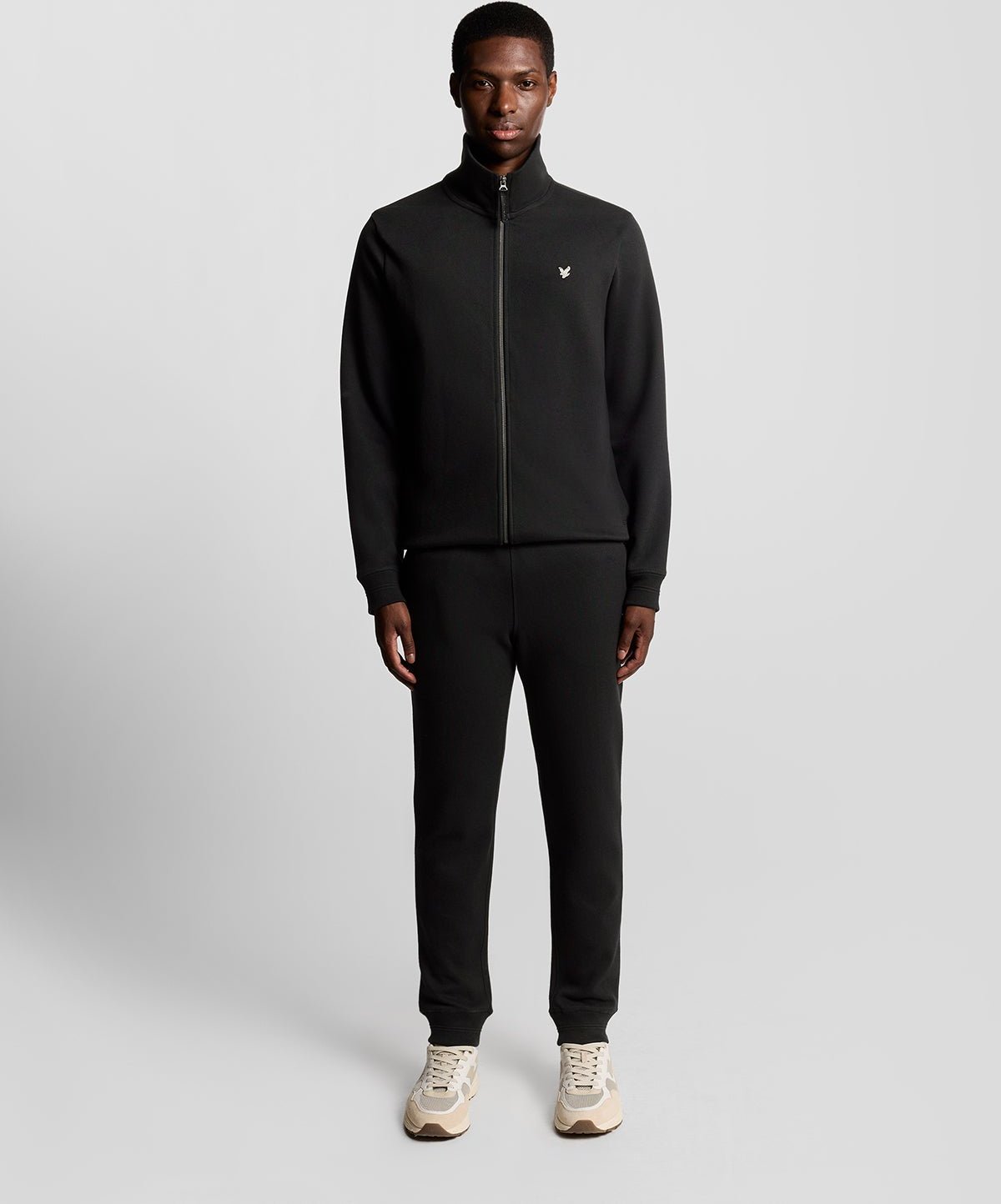 Lyle & Scott Diagonal Weave Jogginghose - Schwarz