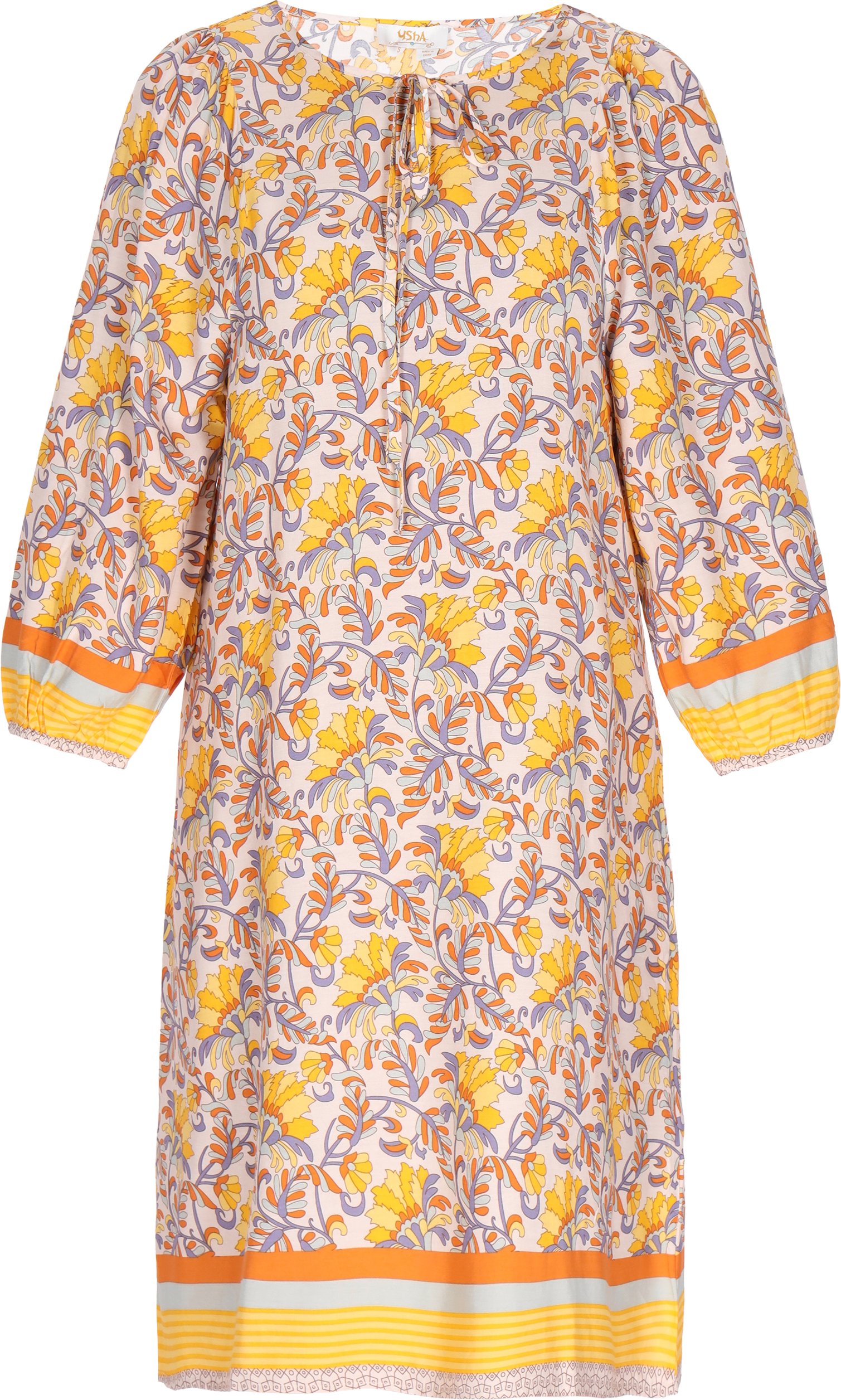 Thumbnail - usha Kleid Frauen gelb mehrfarbig