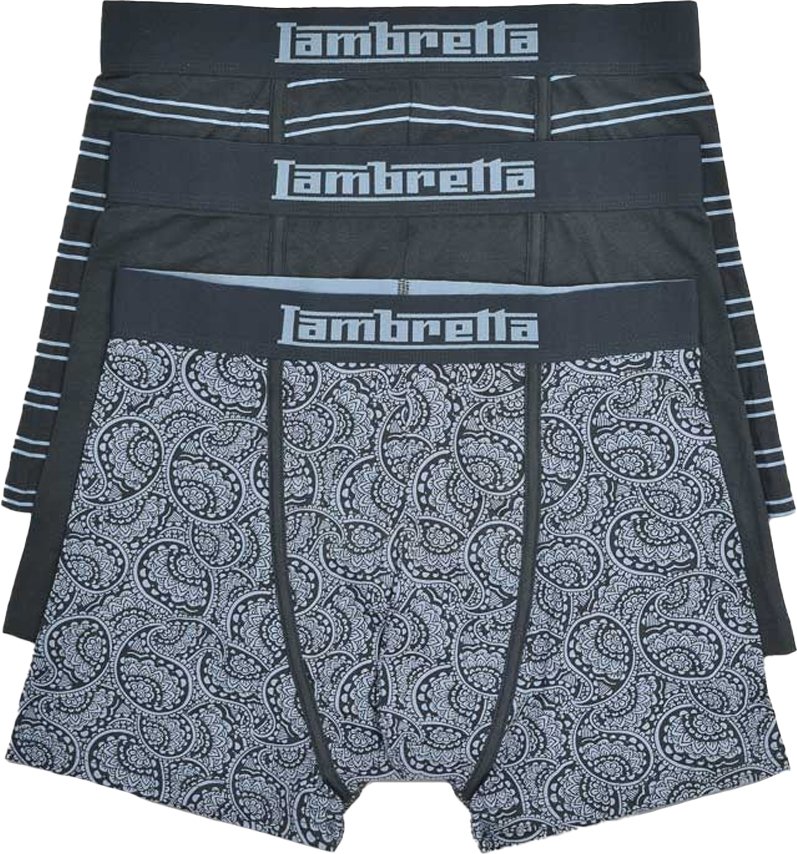 Lambretta - Boxershorts für Herren (3er-Pack) (Marine/Blau)