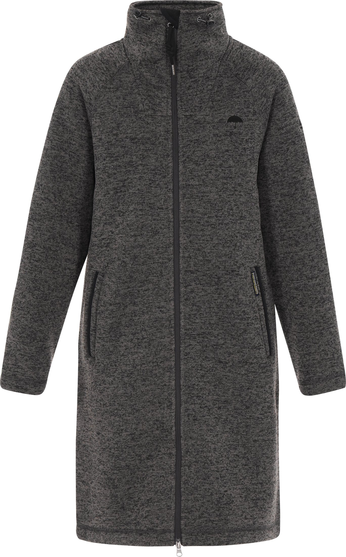 Schmuddelwedda Jacke Frauen dunkelgrau meliert