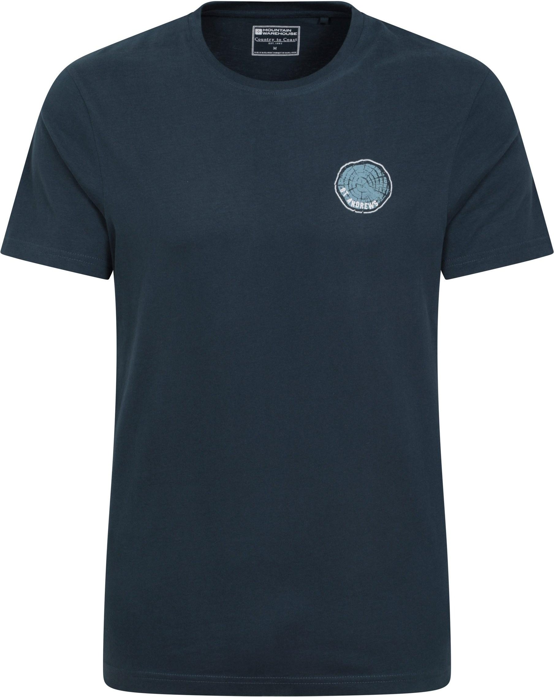 Mountain Warehouse - "St Andrews" T-Shirt für Herren (Dunkelblau)