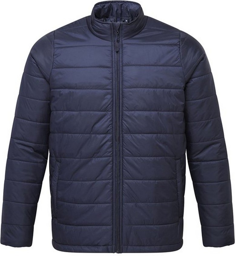 Premier Mens Recyclight Gepolsterte Jacke (Marine)