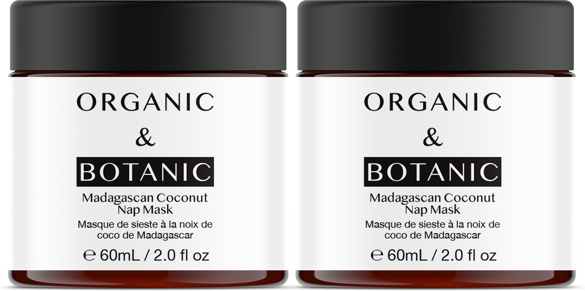 Bio & Botanisch Madagassische Kokosnuss Schlafmaske 60 ml x 2 Duo-Pack