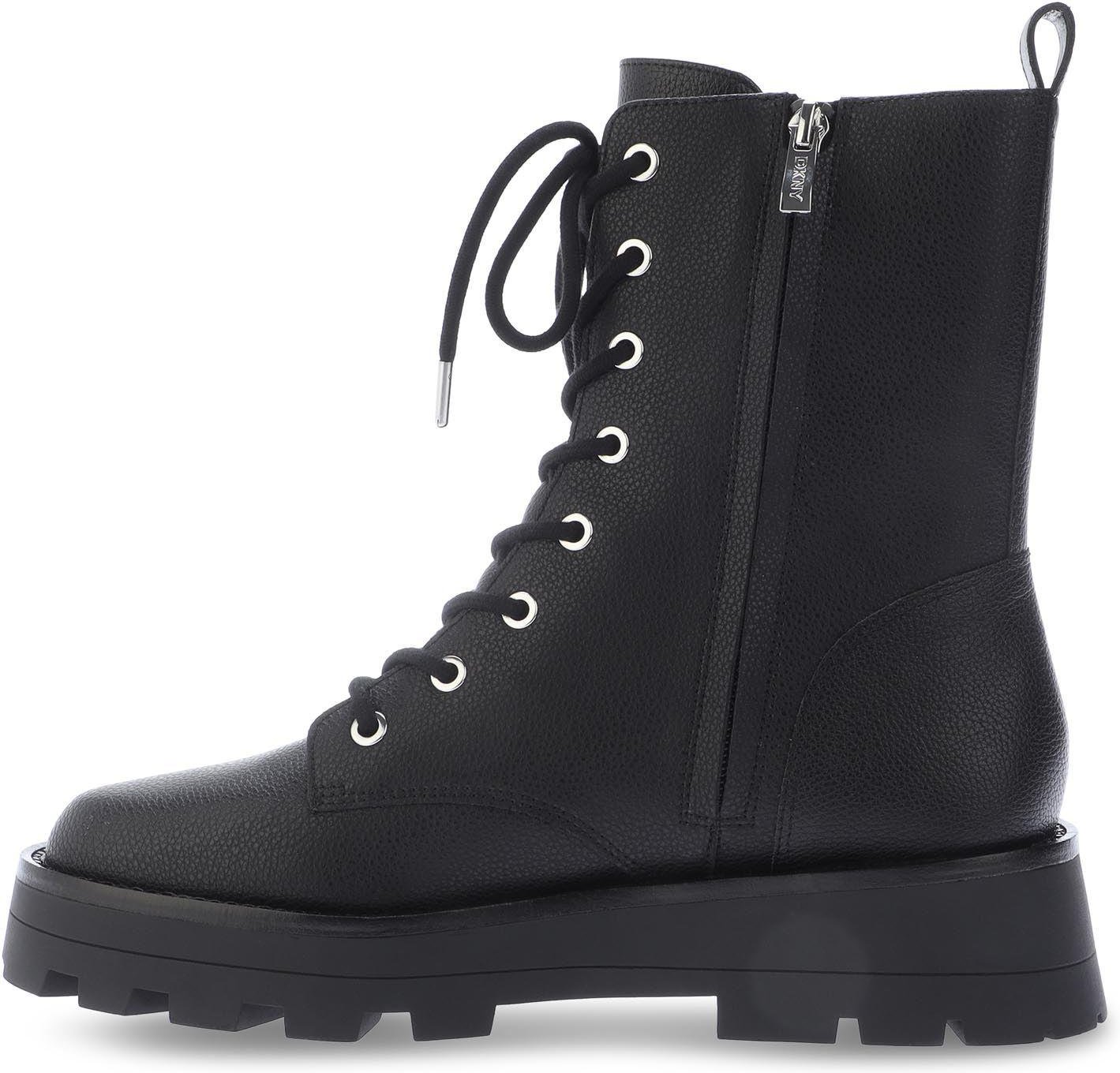 DKNY - "Sejal" Stiefeletten für Damen, Leder, Zum Schnüren (Schwarz)