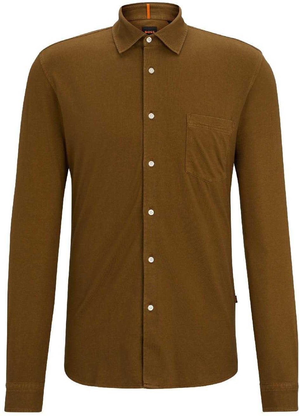 Boss - "Mysoft" Hemd für Herren, Stückgefärbt, Schmal (Grün)