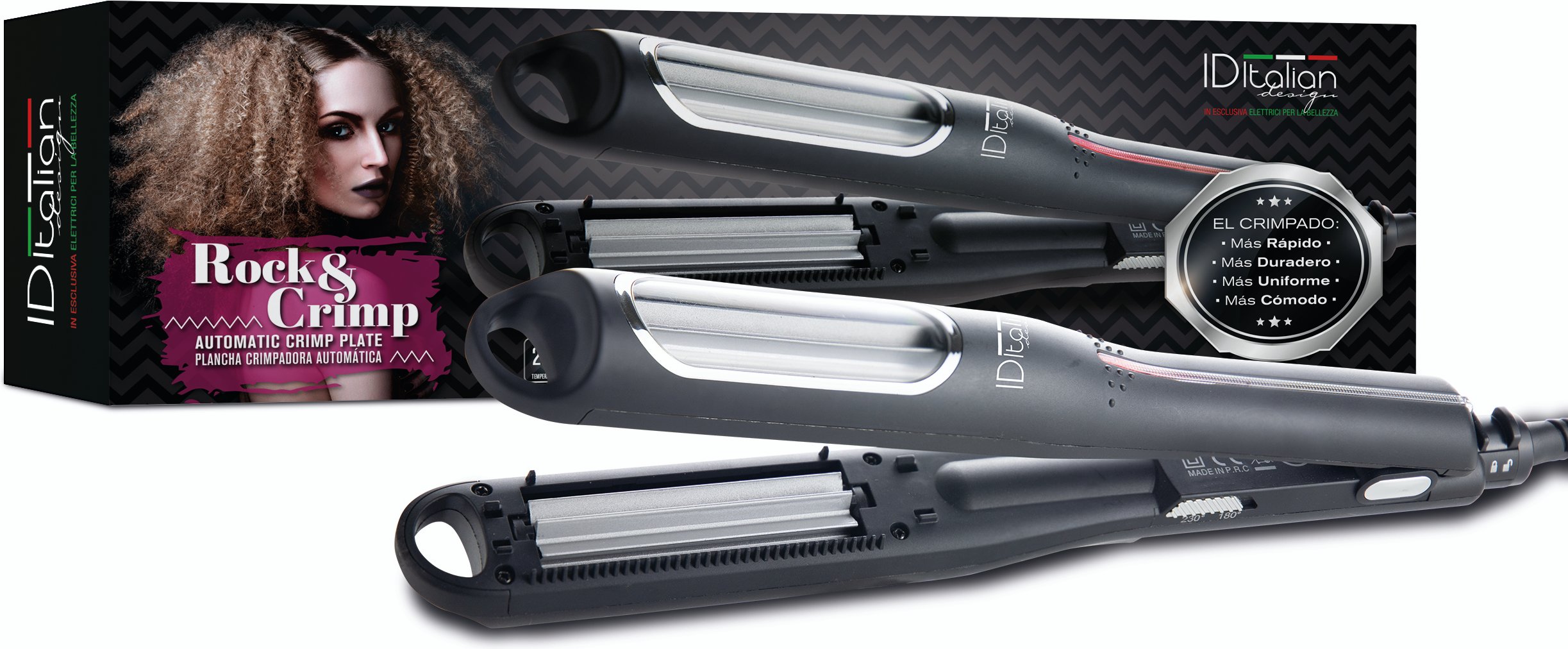 Kreppeisen - 36 W - schwarz - 107 x 357 x 54 cm