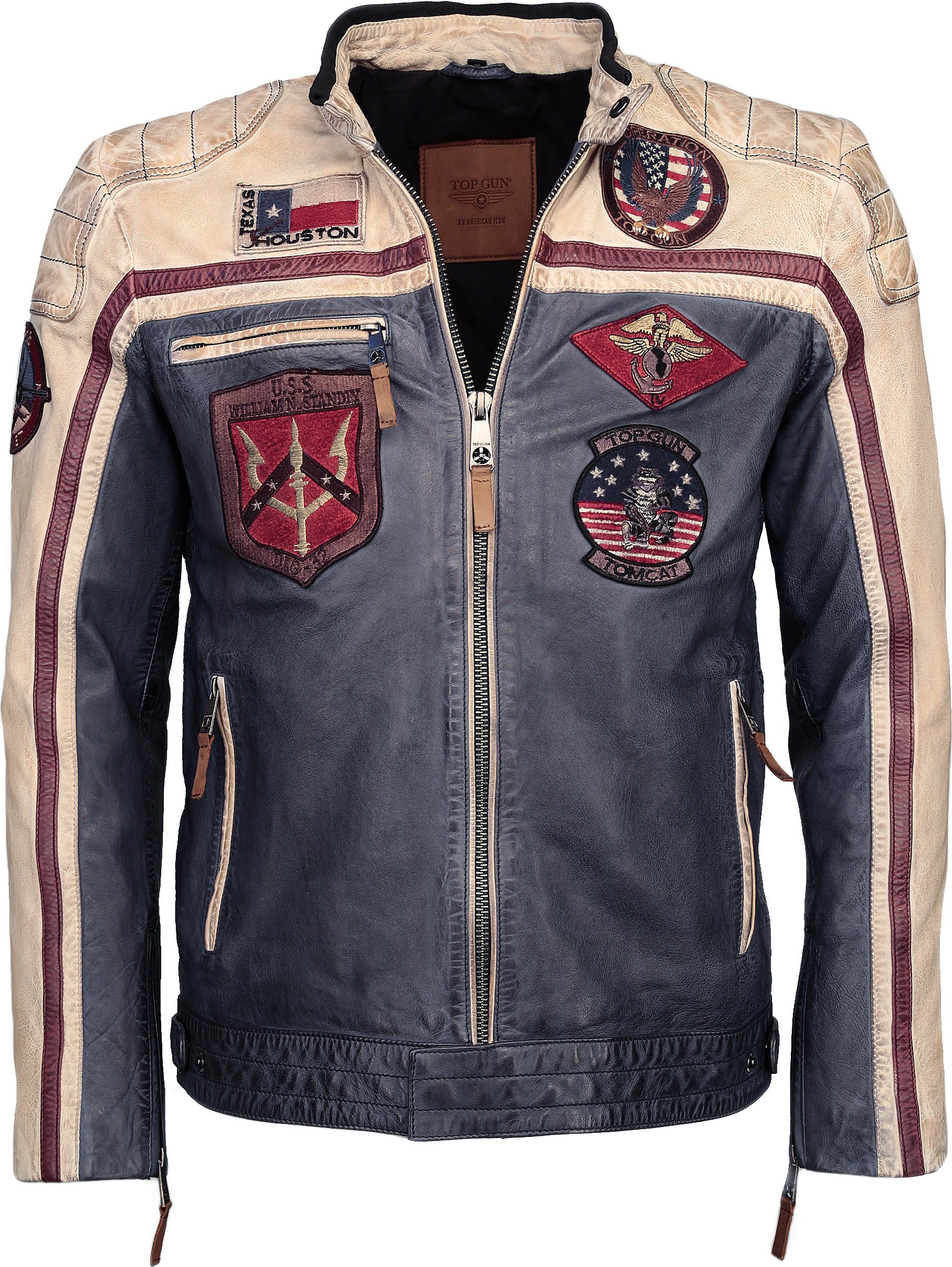 Top Gun Lederjacke TGJ1005