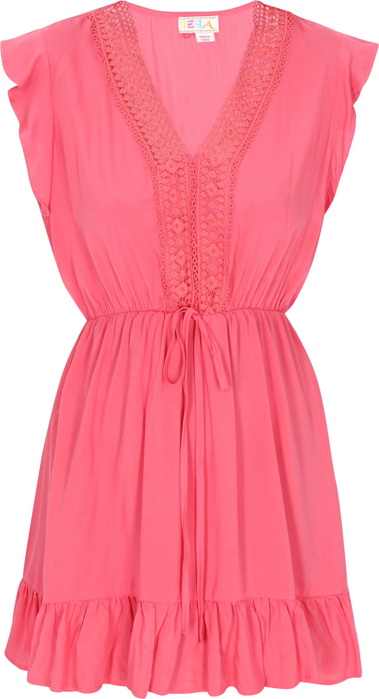 IZIA Kleid Frauen Koralle