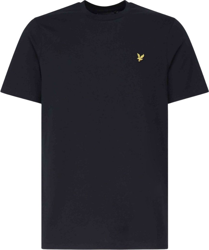 Lyle & Scott Brand Logo-T-Shirt auf der Brust in dunklem Marineblau