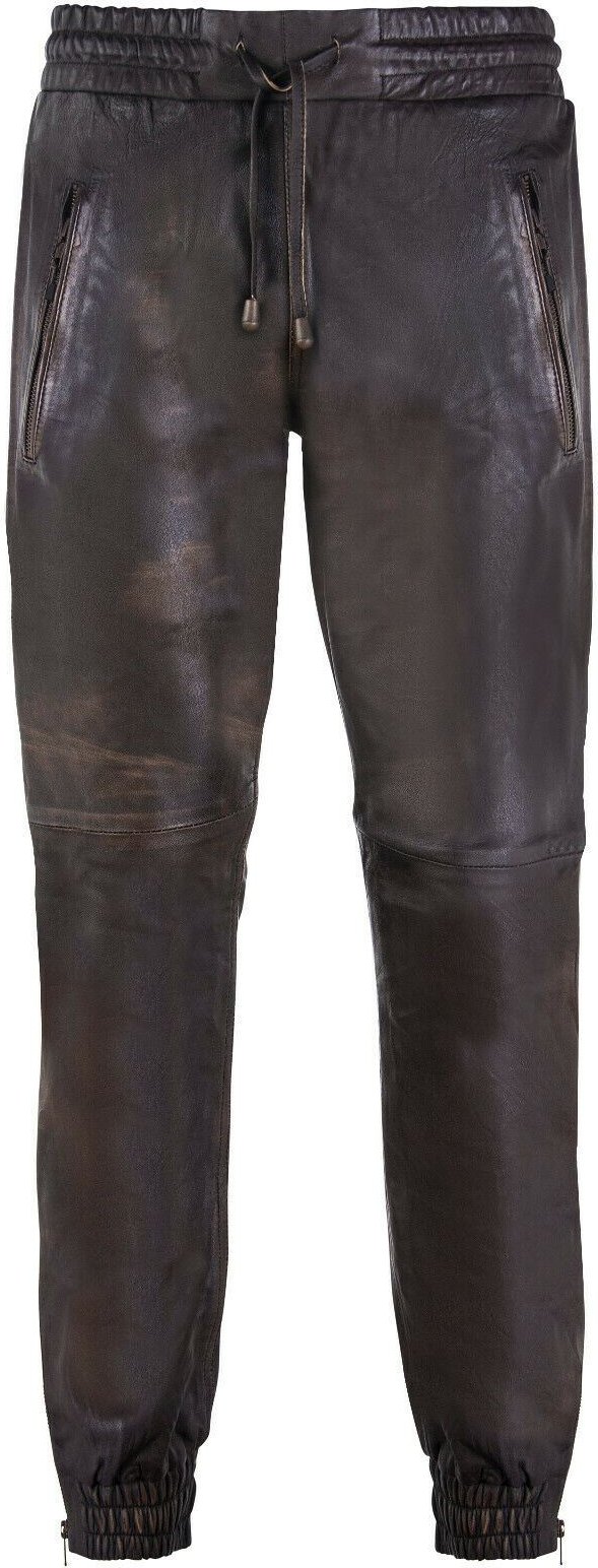 Herren-Jogginghose aus Leder – Boston