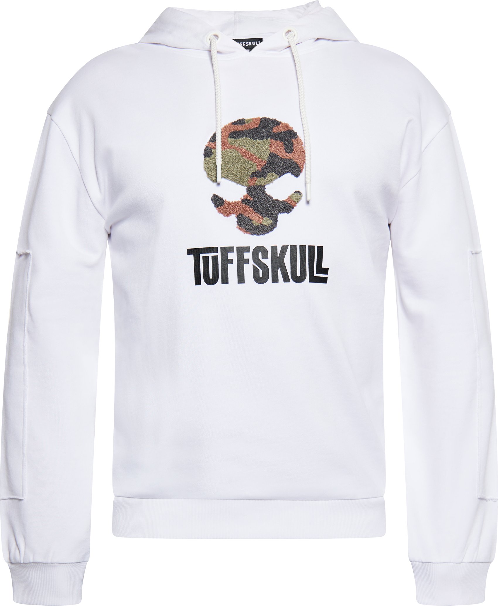 TUFFSKULL Sweatshirt Herren weiss