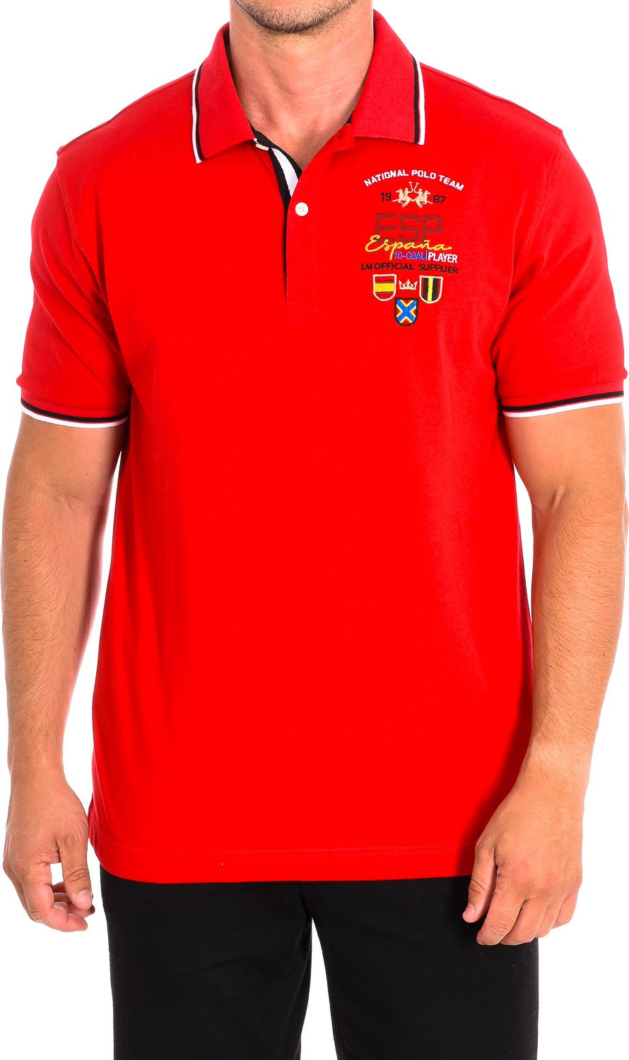 Polo mit kurzen Ärmeln TMP312-JS303 Mann