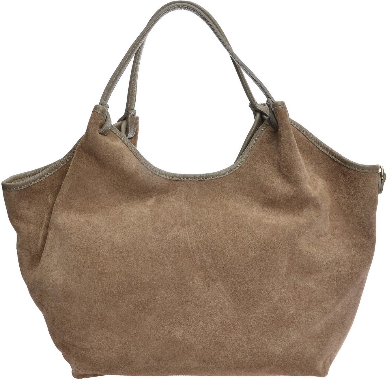 Anna Luchini Beiger Ledertasche