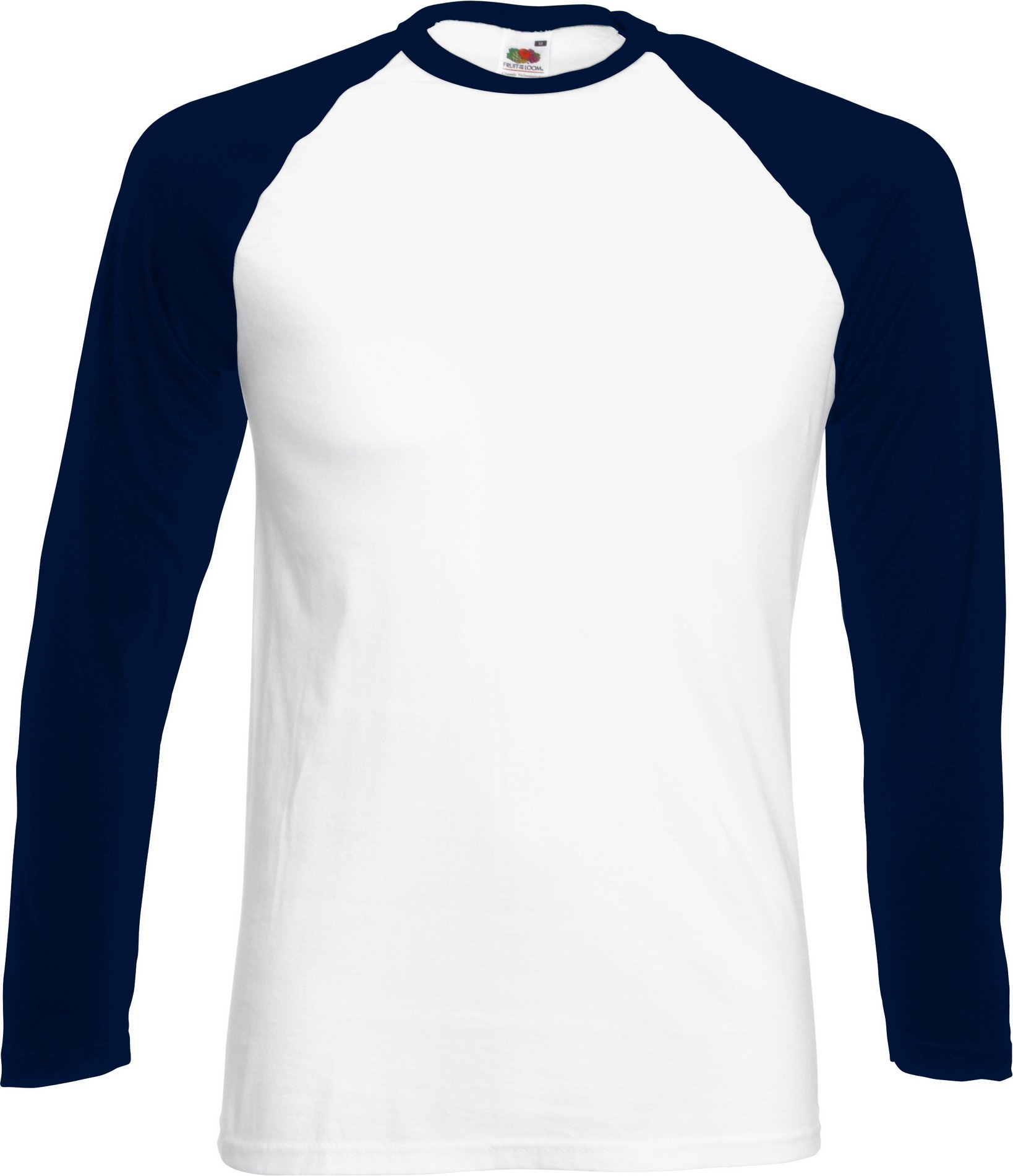 Fruit Of The Loom Herren Langarm Baseball T-Shirt