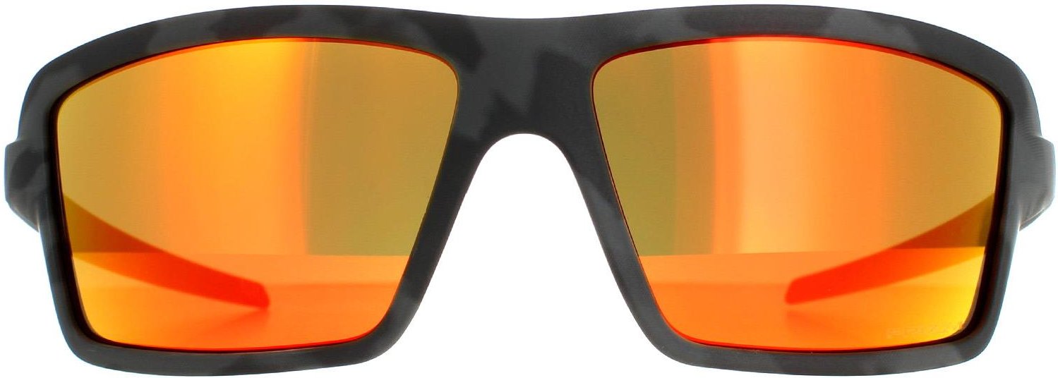 Oakley Wrap Mens schwarz Camo Prizm Ruby Kabel