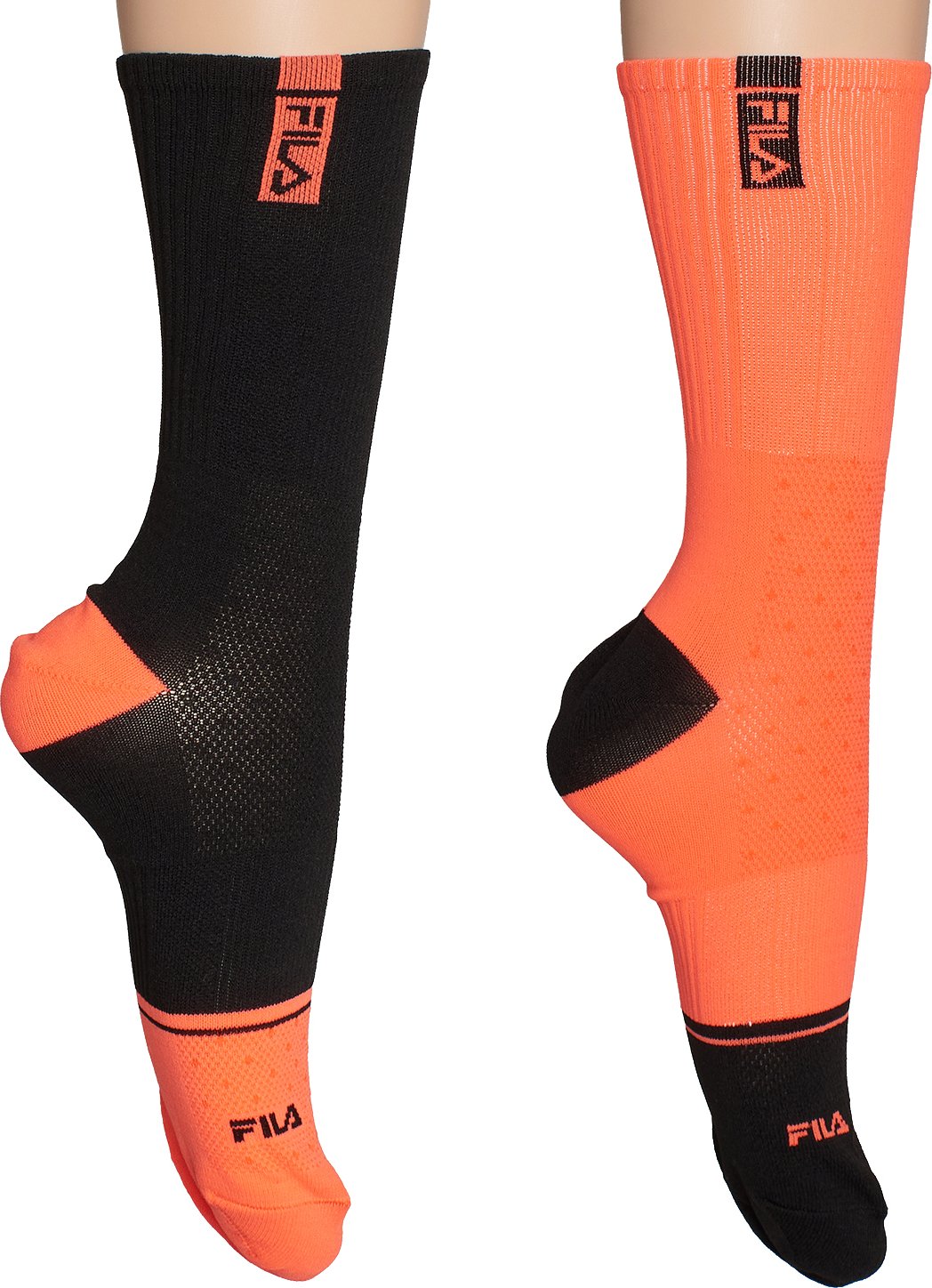 Packung mit 2 Paar langen Fahrradsocken für Herren und Damen F2524