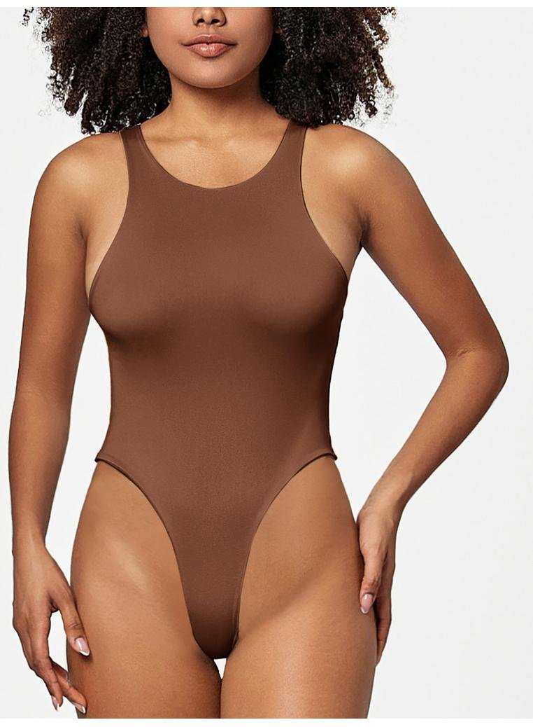Thumbnail - Damen Full-Size Rundhals Weitträger Bodysuit