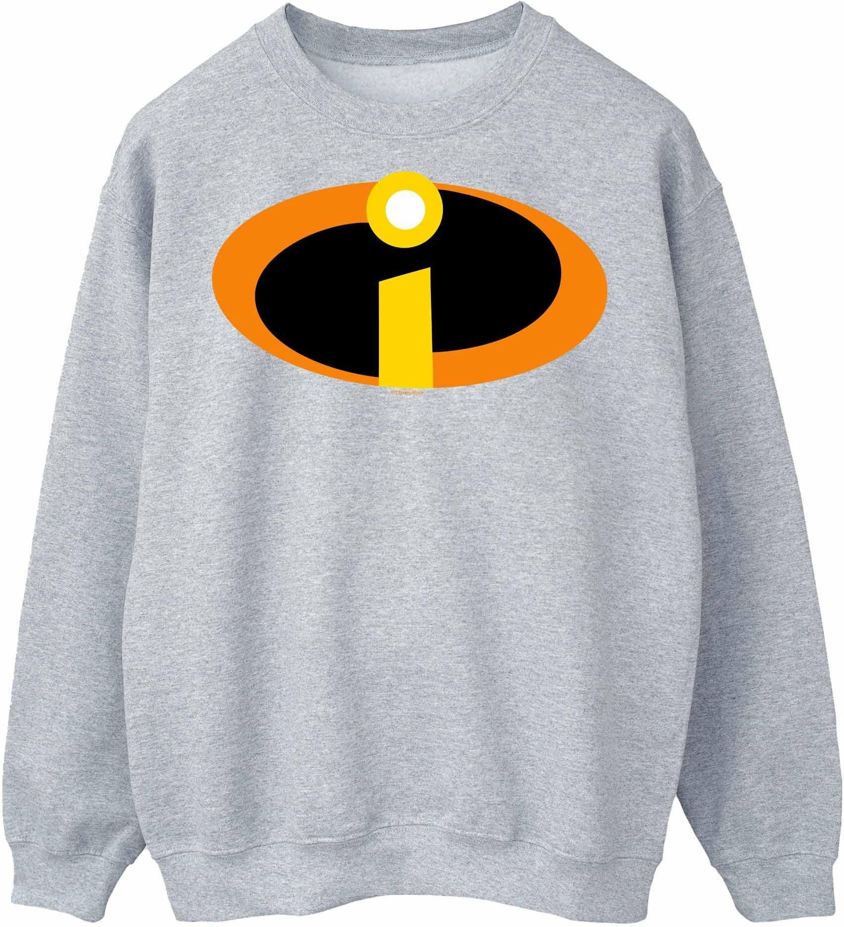 Disney - "The Incredibles Costume Logo" Sweatshirt für Herren (Grau)