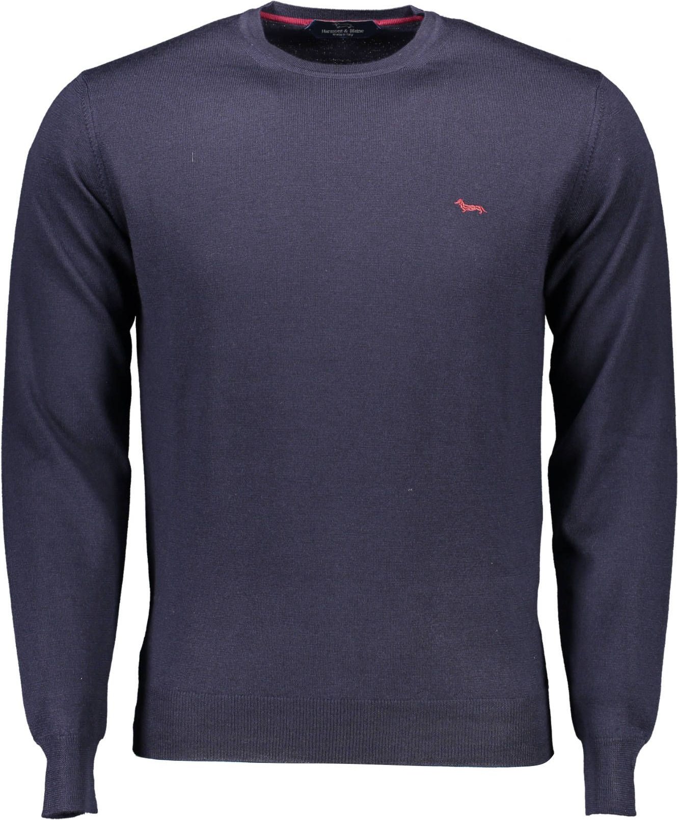 Rundhalsausschnitt Pullover Marineblau