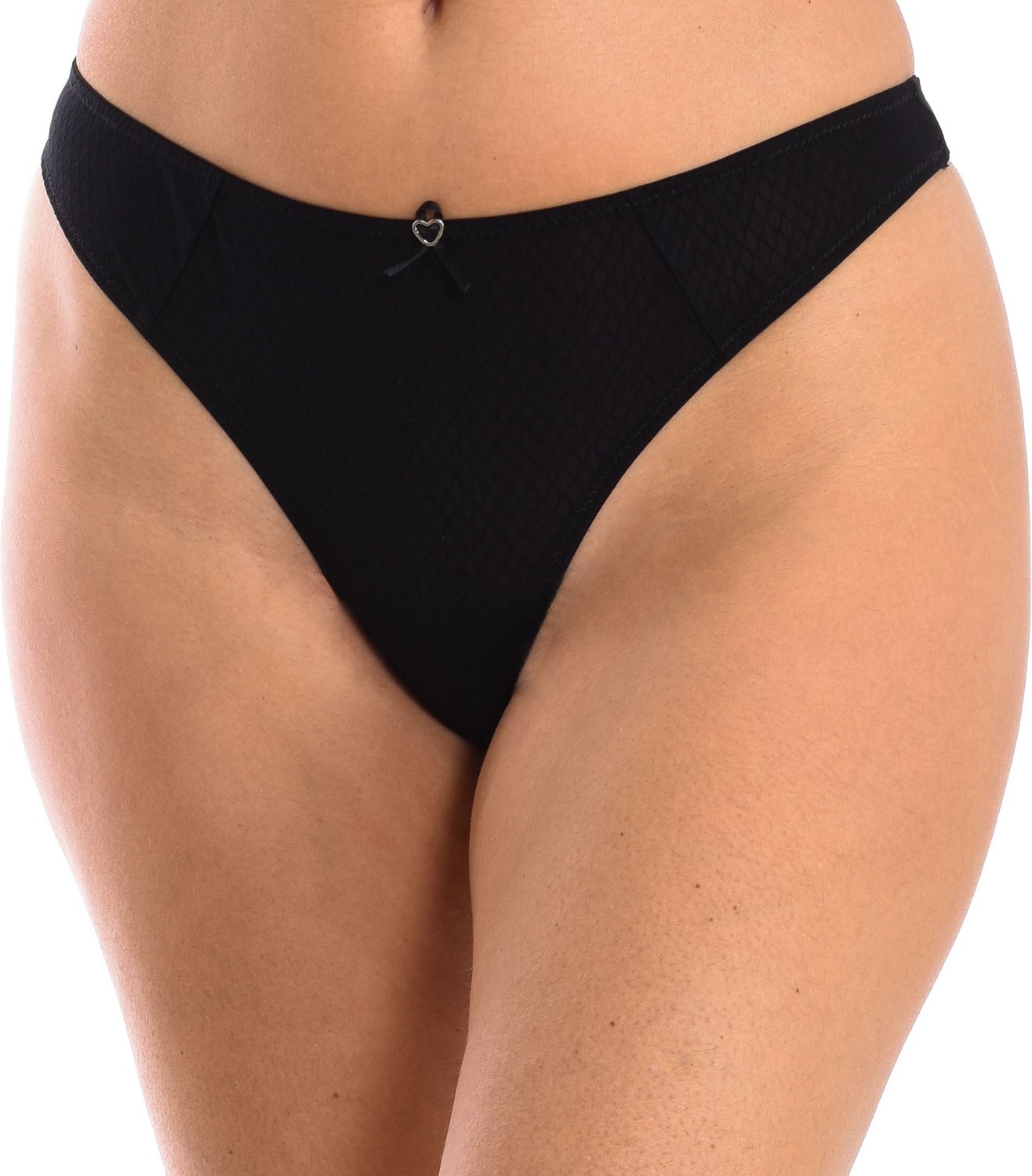 Damen-Tanga aus elastischem Stoff, Modell SONIA. Elegant, bequem und mit perfekter Passform.