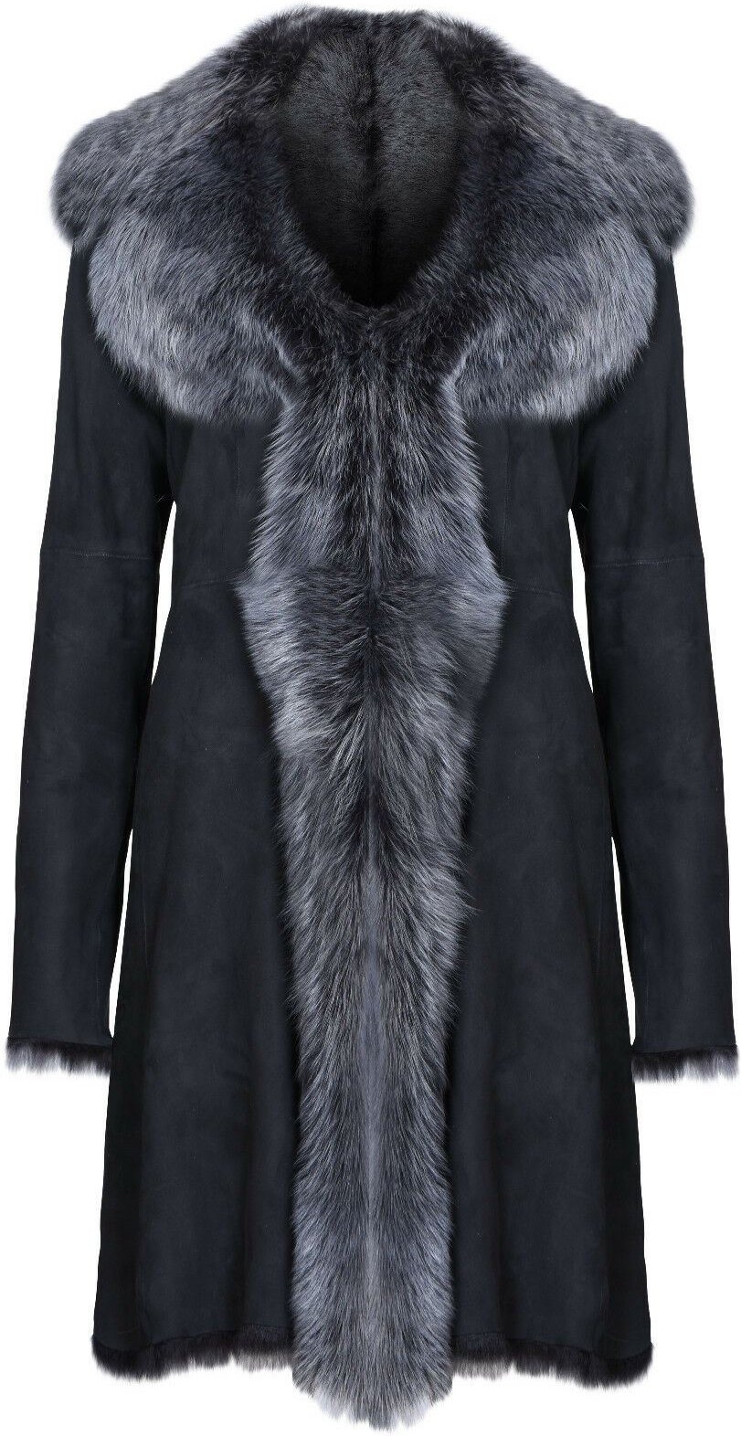 Damen-Trenchcoat aus Toscana-Schaffell-Wildleder-Tbilisi