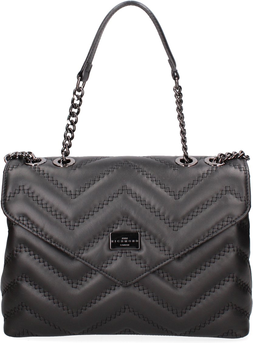 John Richmond Umhängetasche Frauen BLACK AND GOLD