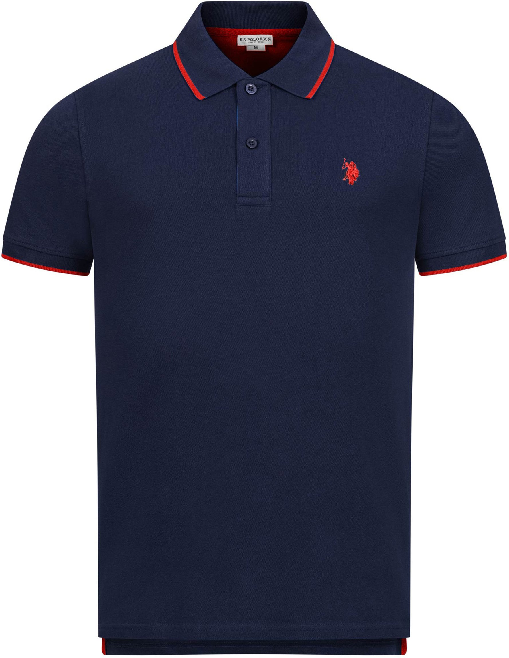 U.S. POLO ASSN. Herren Classic Fit Poloshirt kurzarm aus Baumwoll-Elasthan