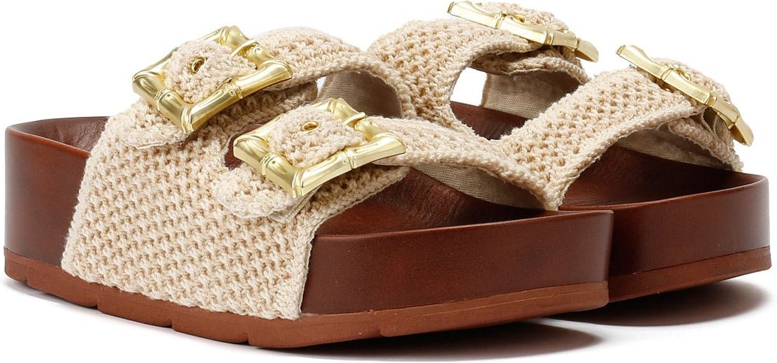 Desert Fleur Super Damen Beige Sandalen