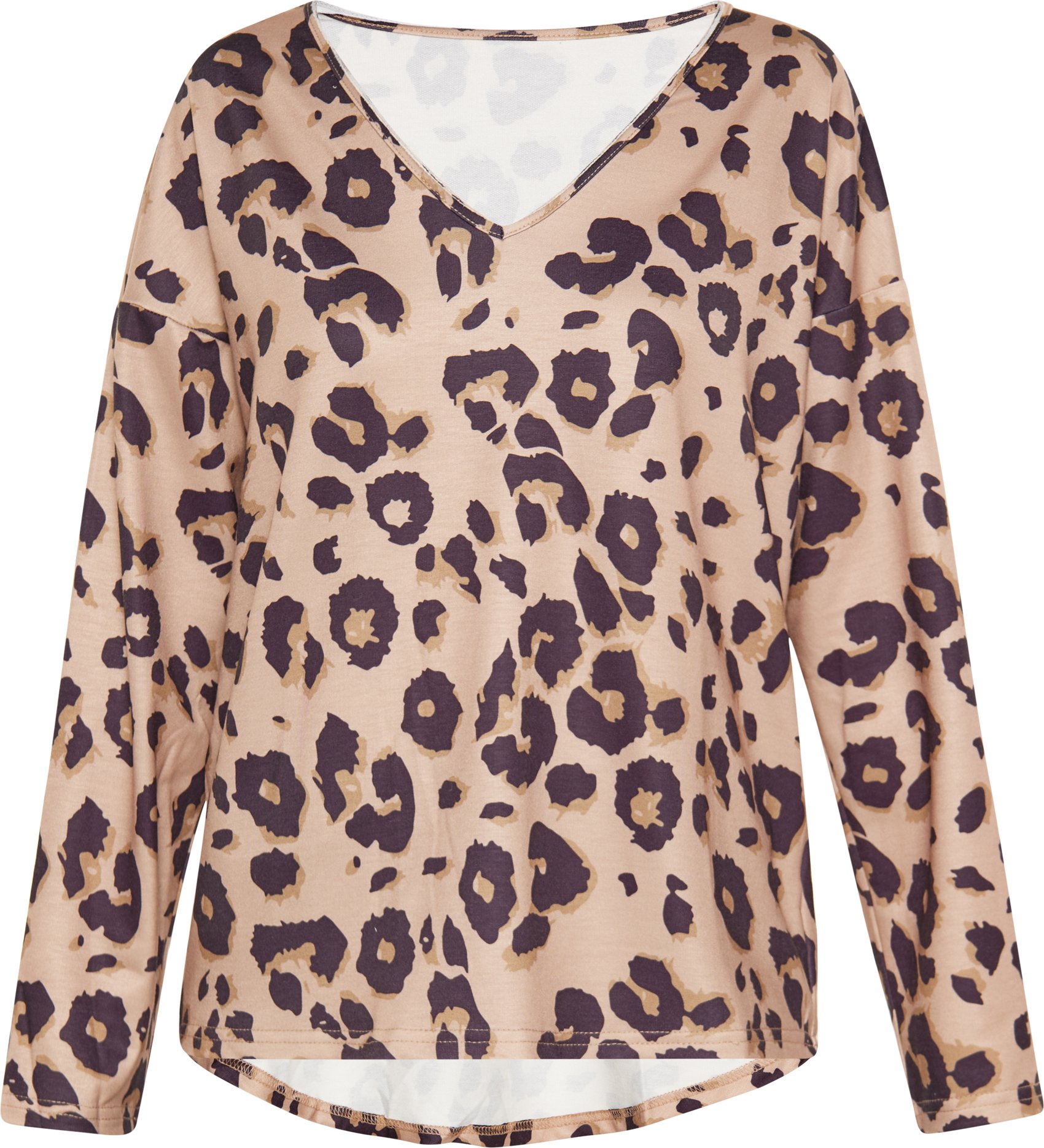 usha Langarm Frauen braun