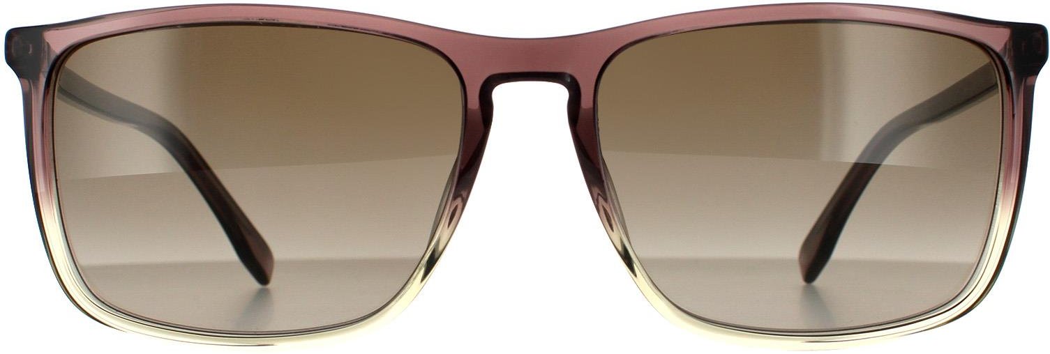 Thumbnail - Hugo Boss Square Mens Braun Grau Braun Gradient Sonnenbrille