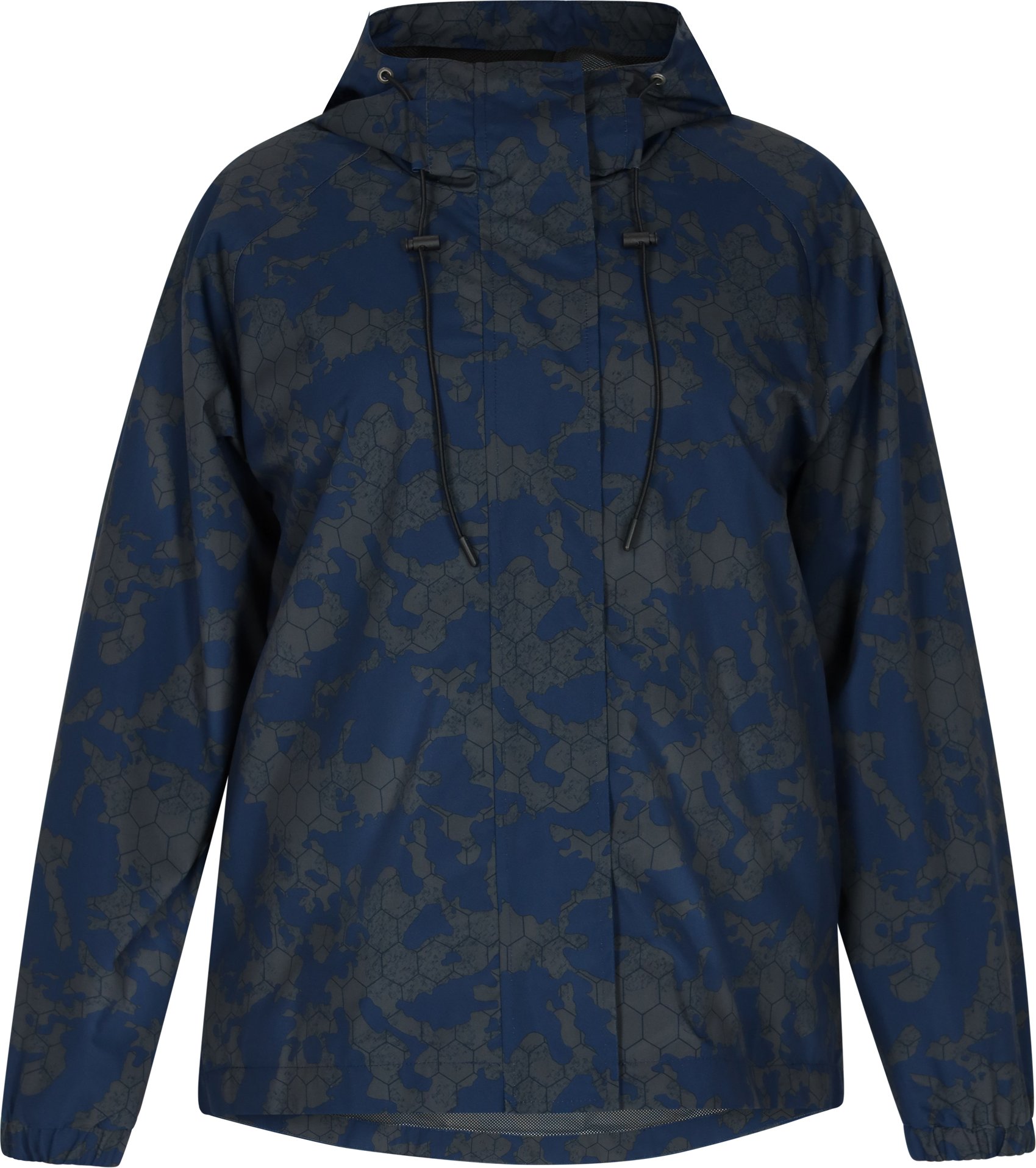 Mymo Anorak Frauen Dunkelgrau Marine Camouflage