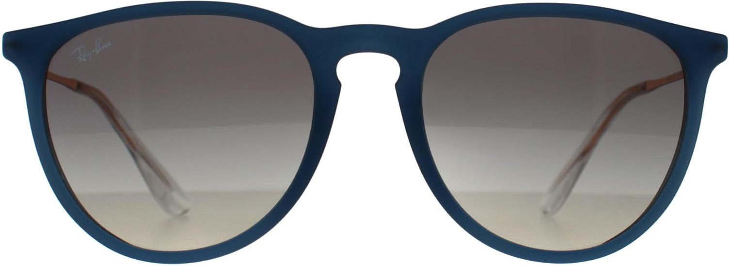 Ray-Ban RB4171 Erika 681311 poliertem Gummi blau Farbverlauf grau Sonnenbrille
