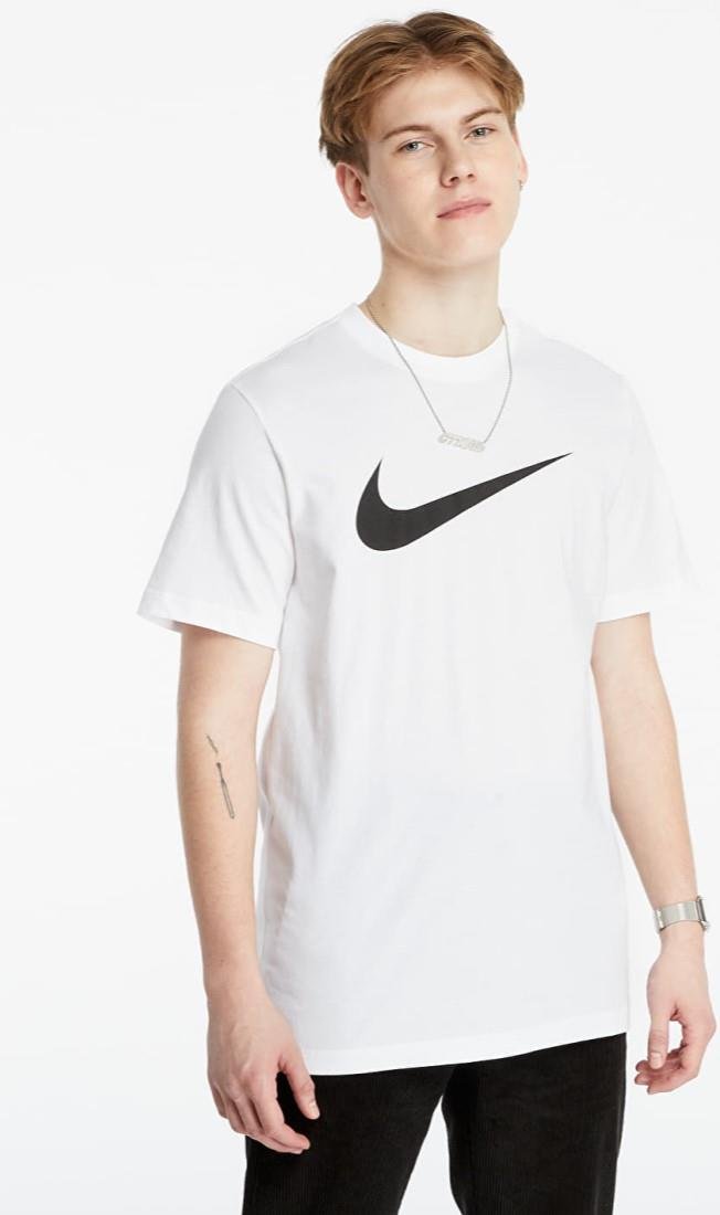 Thumbnail - Nike Swoosh Logo-T-Shirt in Weiß