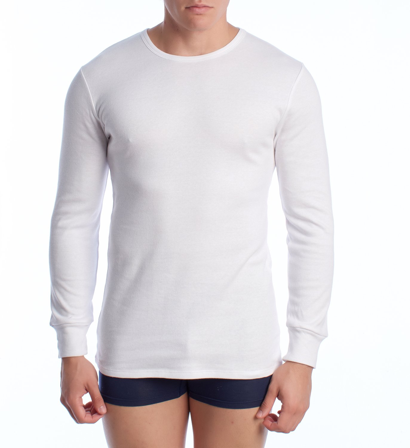 Langärmeliges Thermo-T-Shirt aus Baumwolle für Männer A0258