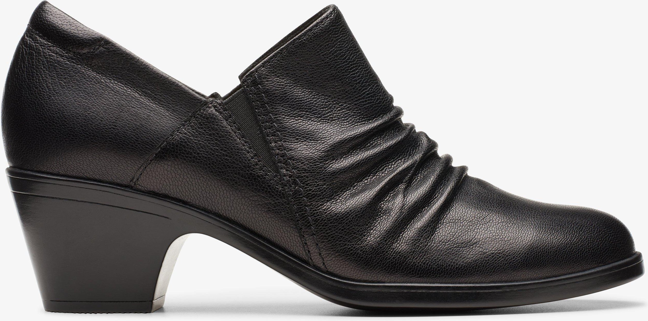 Emily2 Cove Schwarze Leder Schuhe