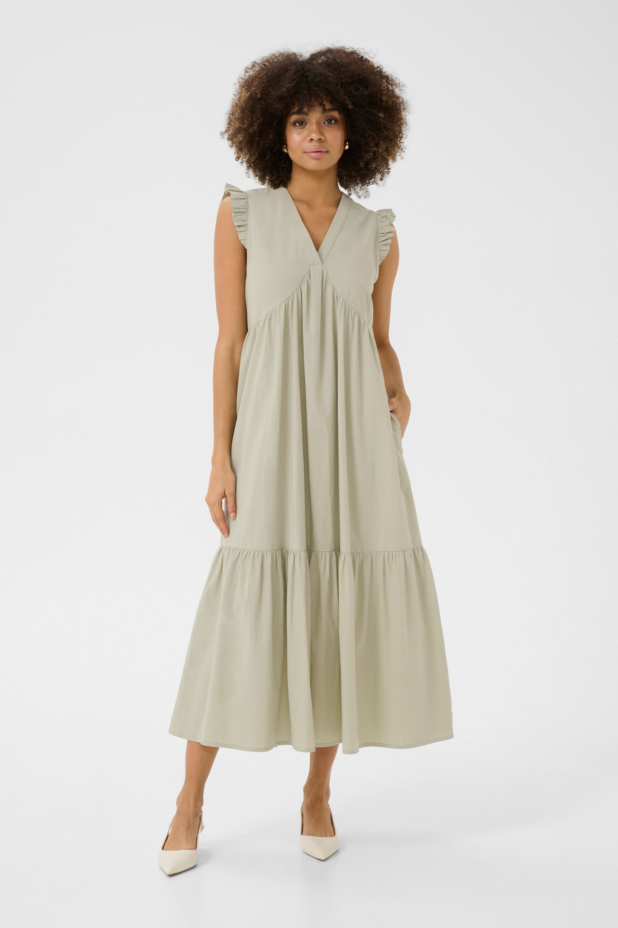 Kleid Relaxed fit Seagrass green