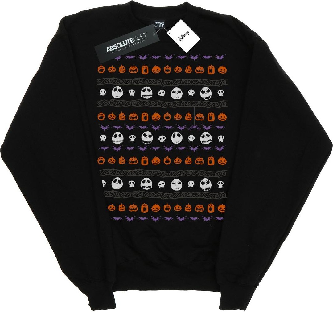 Disney - "Nightmare Before Christmas" Sweatshirt für Herren (Schwarz)