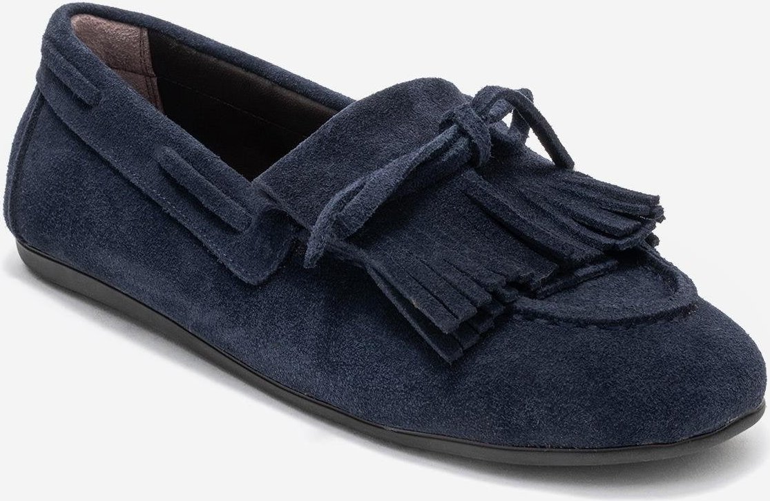 Axeli Leder Quaste Loafer Damen
