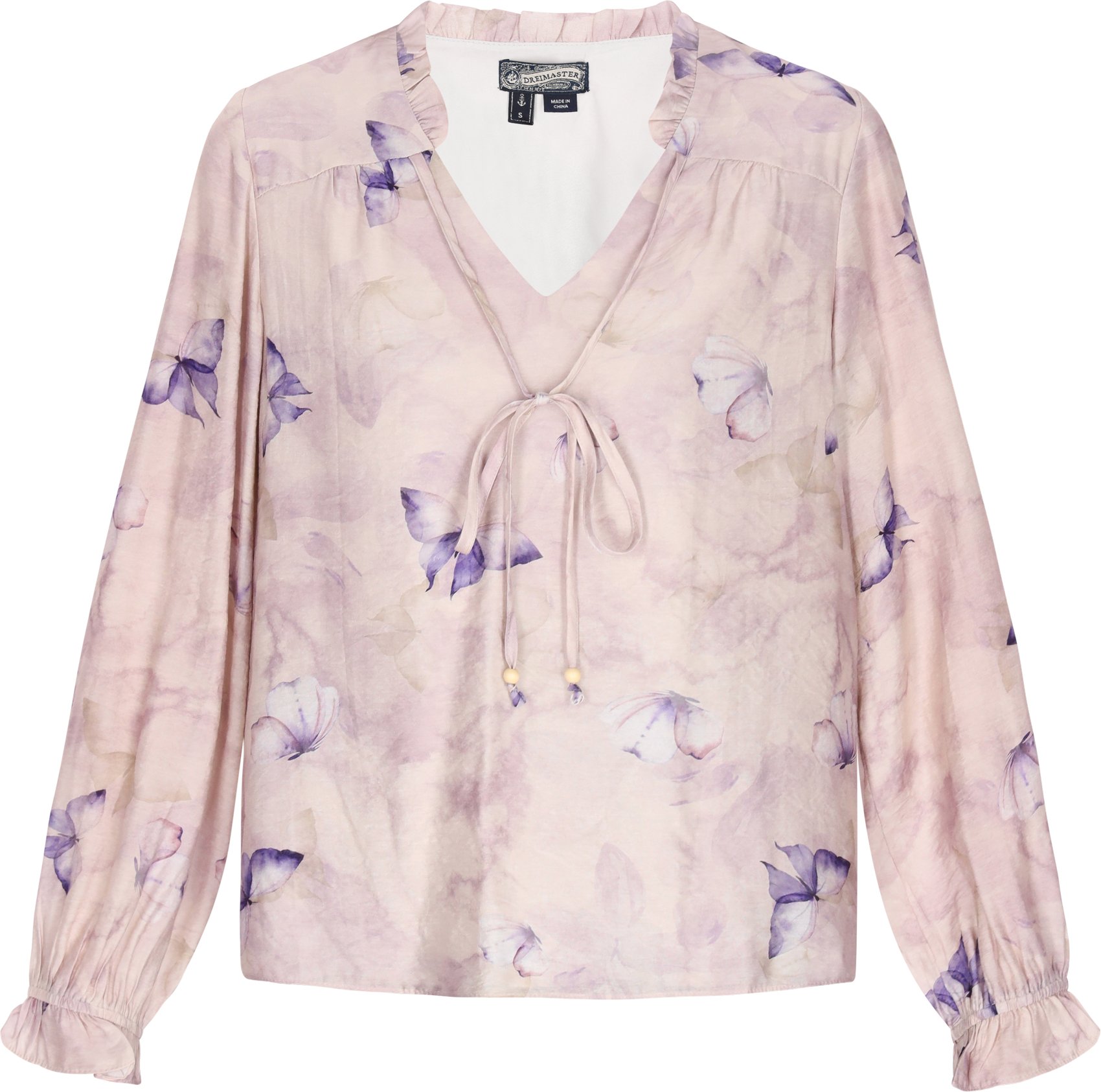 Dreimaster Bluse Frauen lila