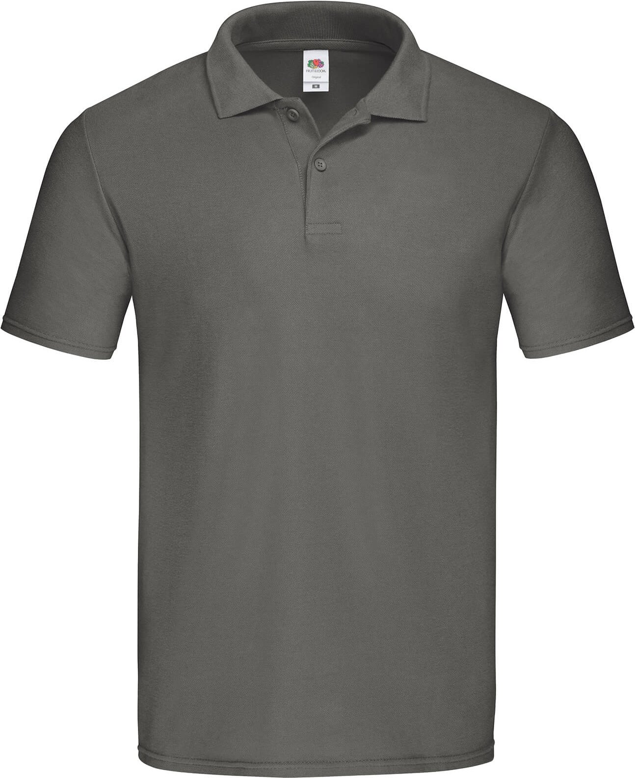 Thumbnail - Fruit of the Loom Herren Original Pique Polo Shirt (Light Graphite)